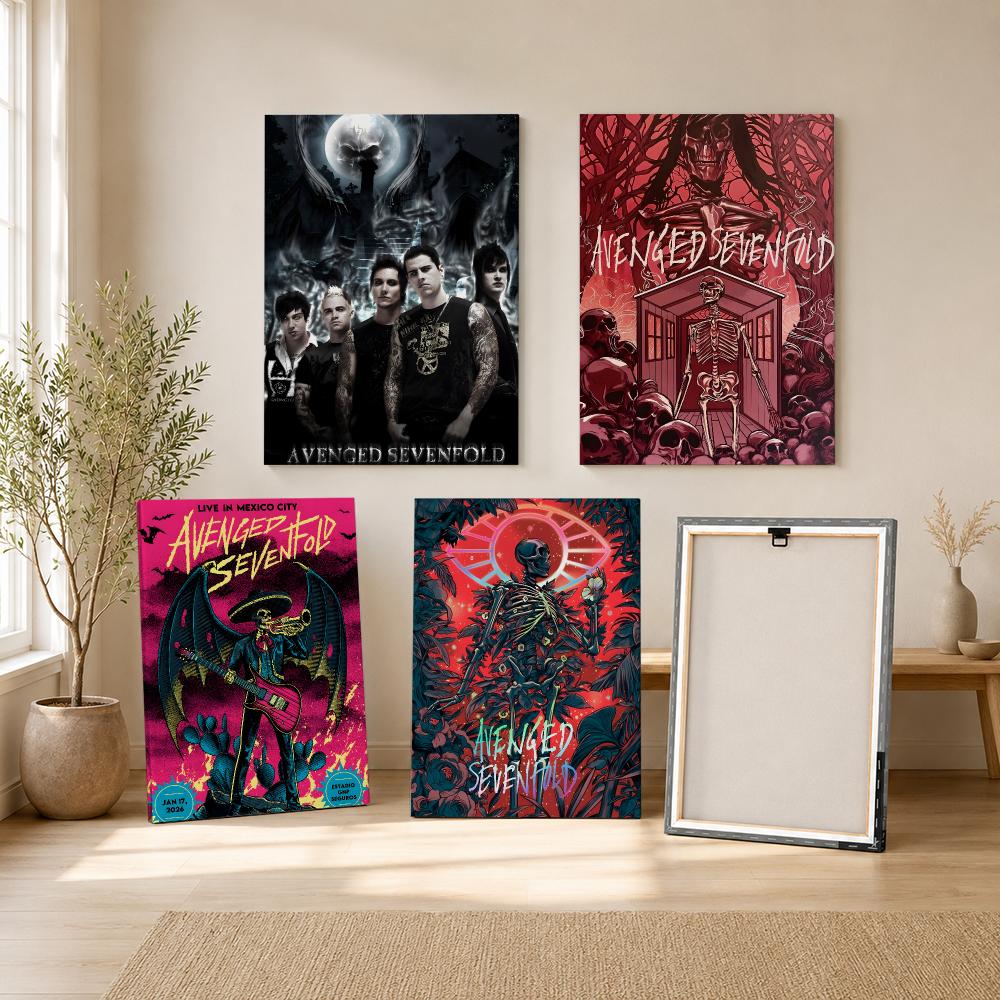 Rock Band A-avenged Sevenfold  - Canvas Wrap Ready 评论和价格