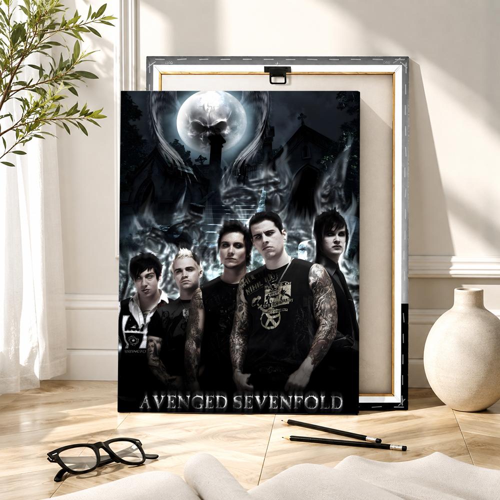Rock Band A-avenged Sevenfold  - Canvas Wrap Ready 评论和价格