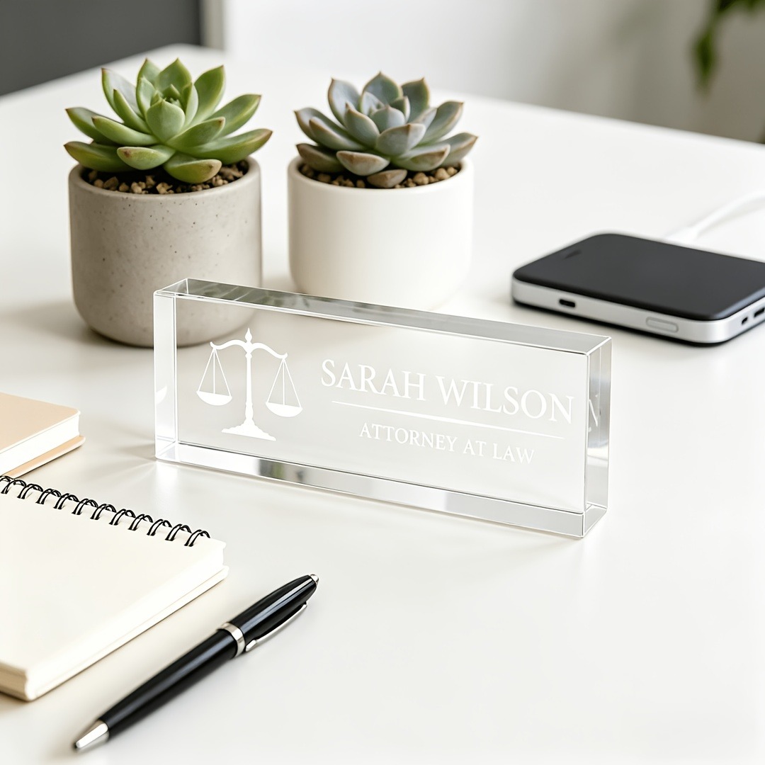 Personalized Lawyer & Judge Ac - Photo Acrylic Block 评论和价格