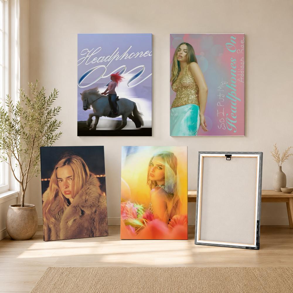 Singer A-addison Rae Painting  - Canvas Wrap Ready 评论和价格