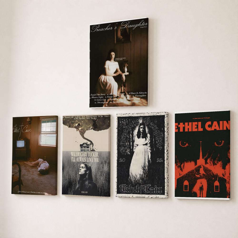 Singer E-Ethel Cain Painting C - Canvas Wrap Ready 评论和价格