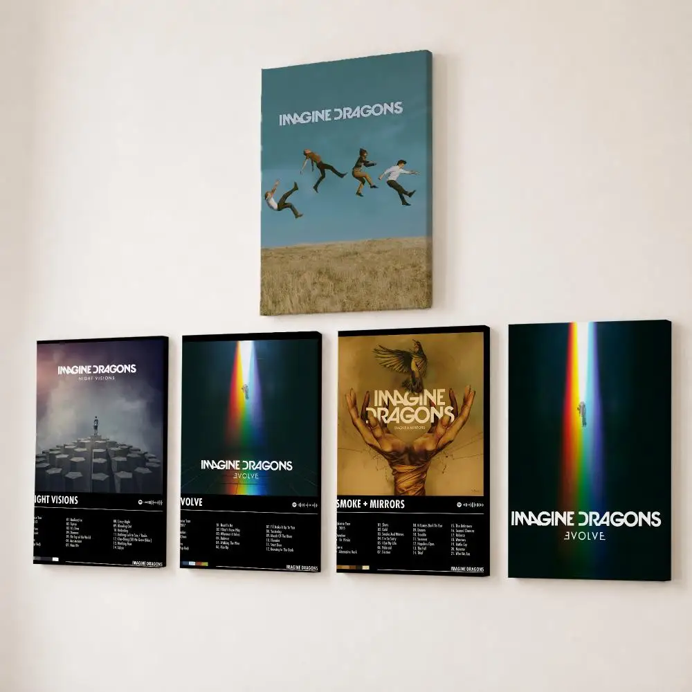Rock Band I-imagine Dragons Pa - Canvas Wrap Ready 评论和价格